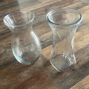 Vase Set (2) Great For many Different Decorating Purposes